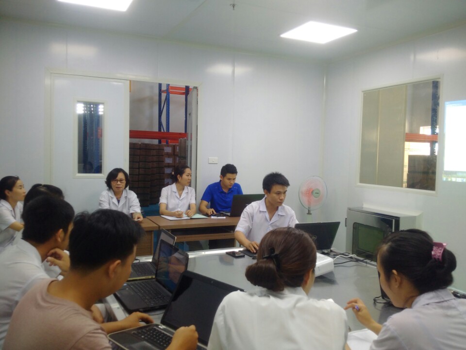 Tập huấn GMP (ảnh: Công ty CP CNSP Nam Việt)